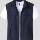 Men's Zip Front Utility Vest