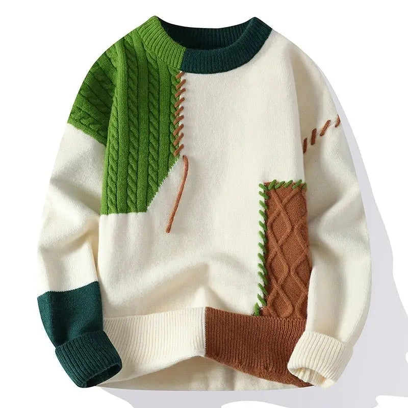 Men's Signature Green Cardigan