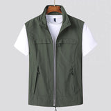 Men's Zip Front Utility Vest