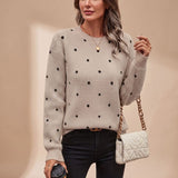Women's Green Autumn Ribbed Jumper